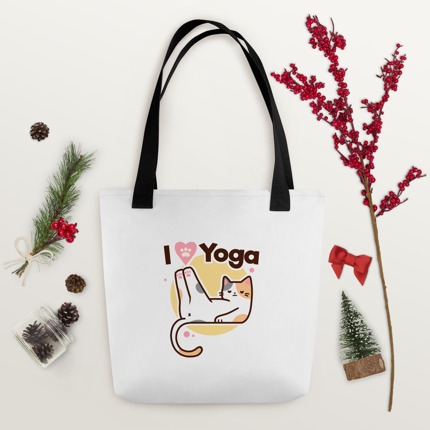 I love Yoga Tote Bag