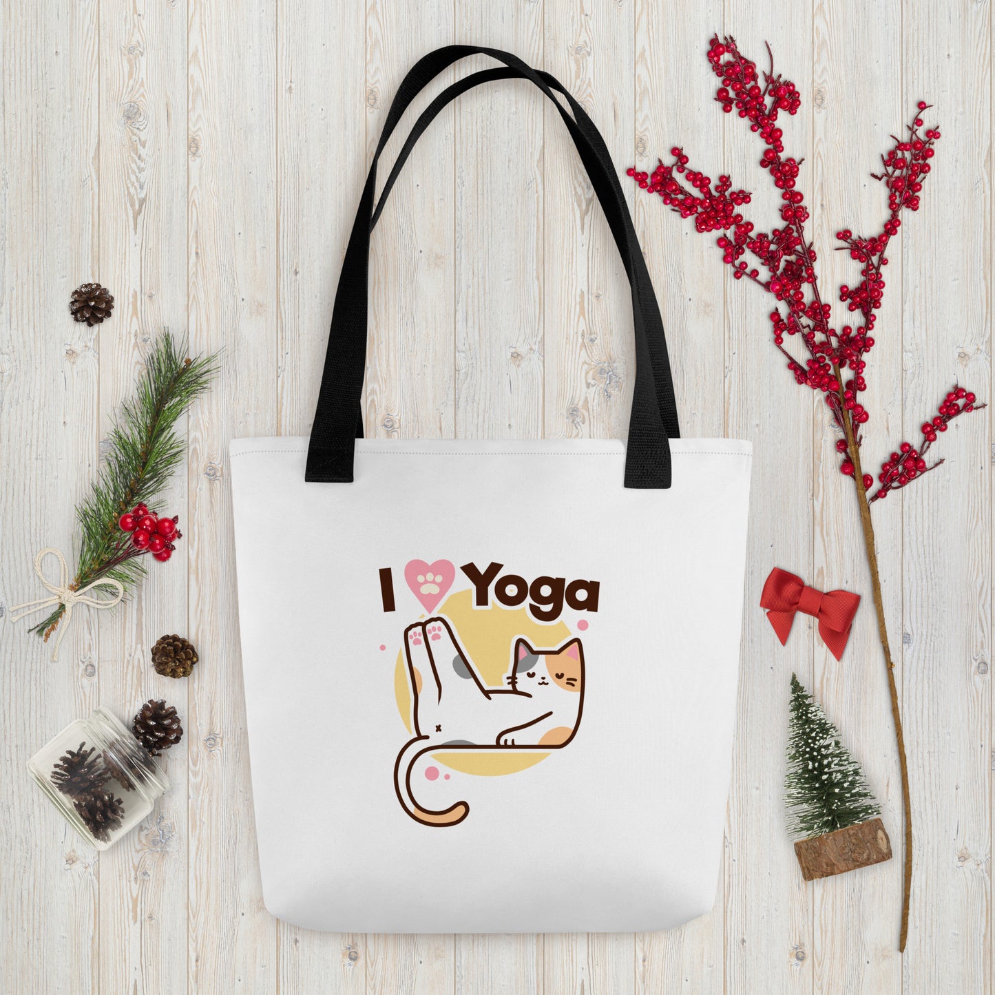 I love Yoga Tote Bag