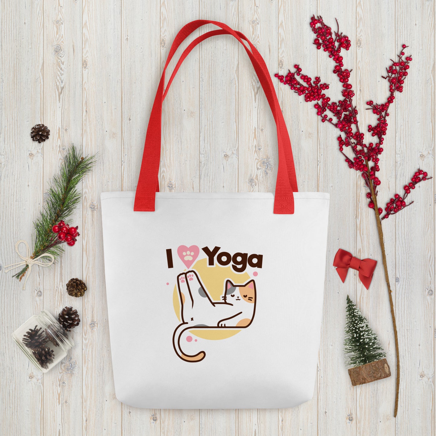 I love Yoga Tote Bag