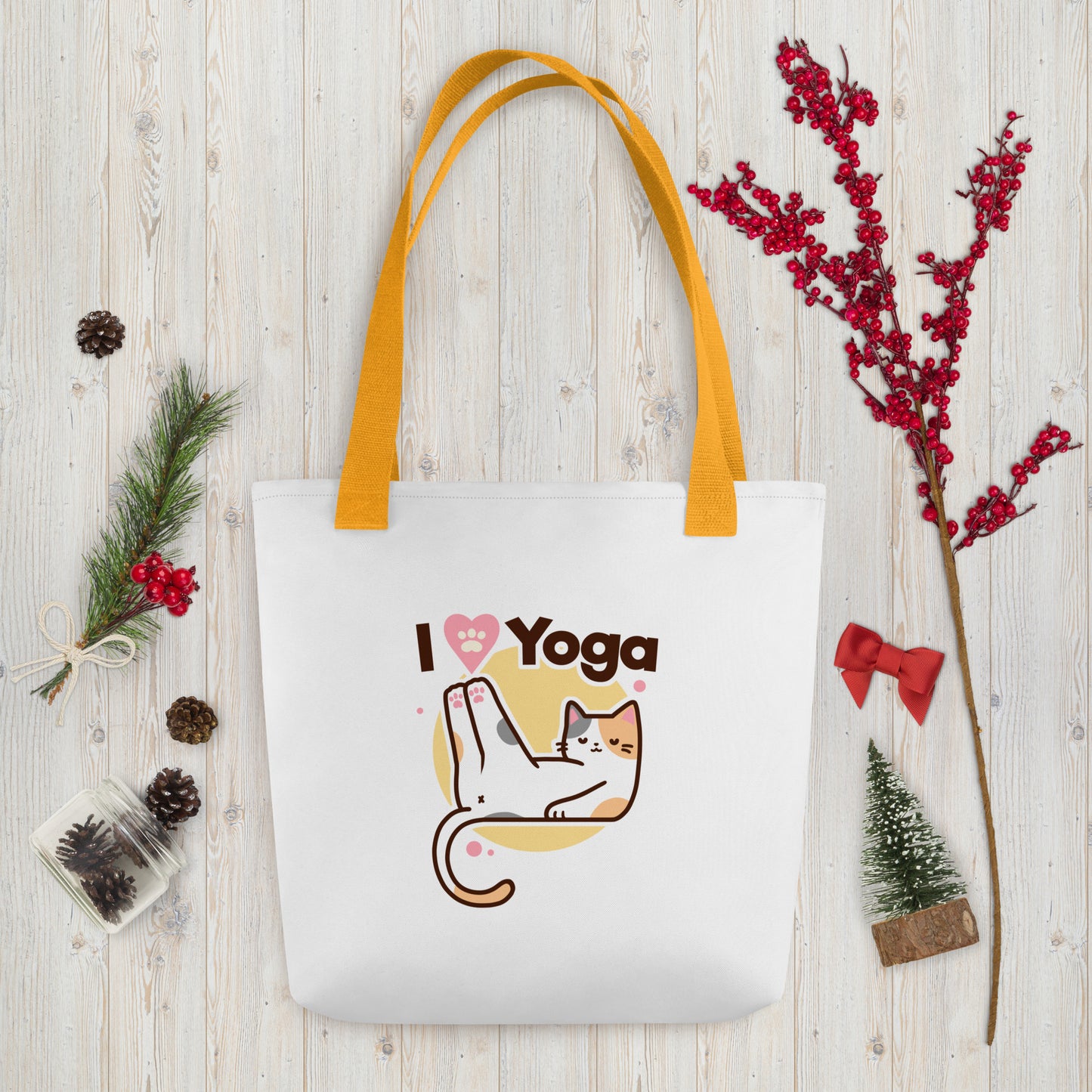 I love Yoga Tote Bag