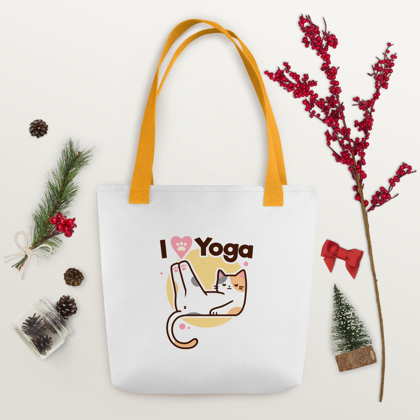 I love Yoga Tote Bag