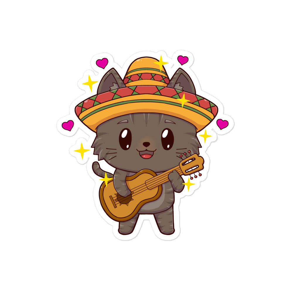 Te Amo Meow More Sticker