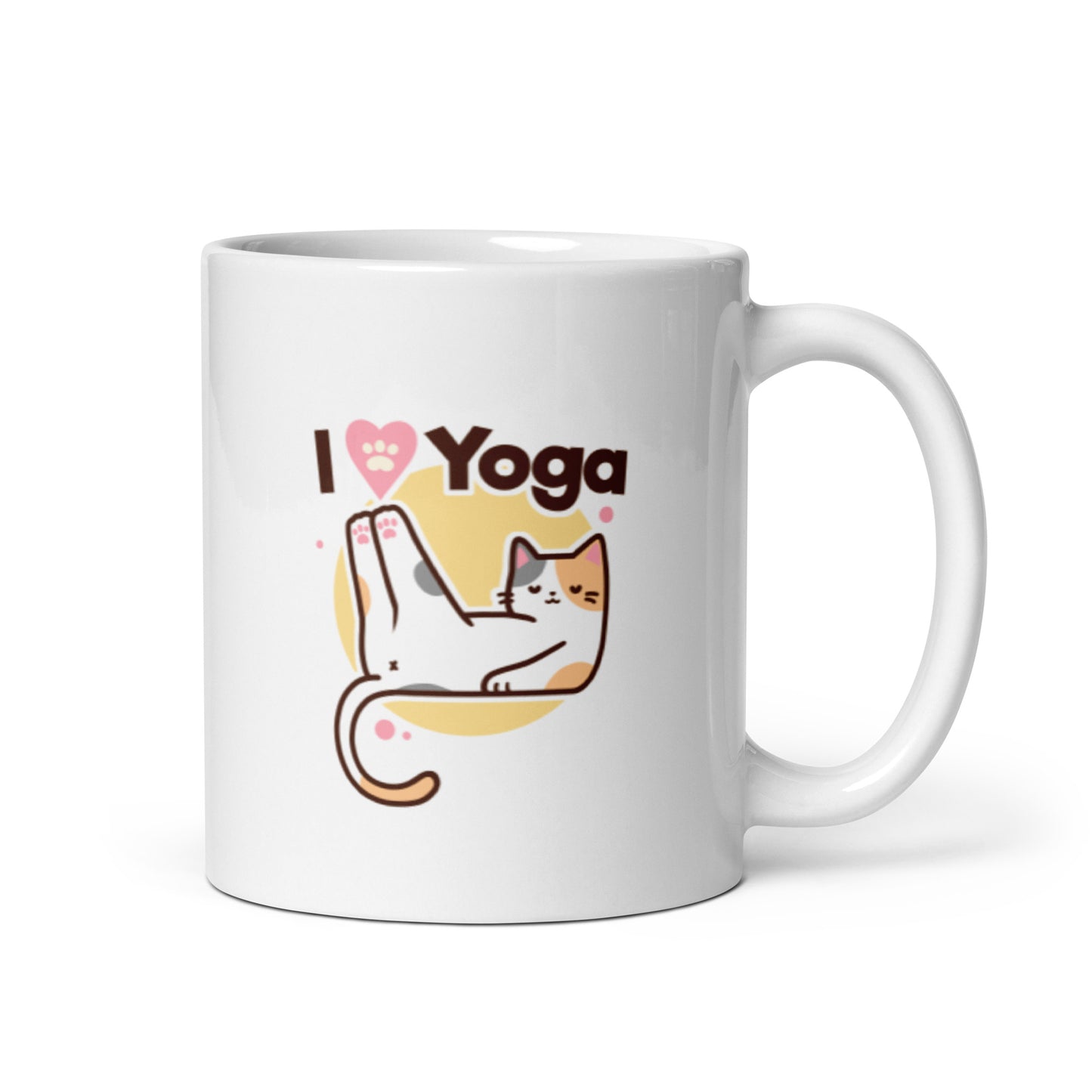 I Love Yoga | Cat Mug | Meow More