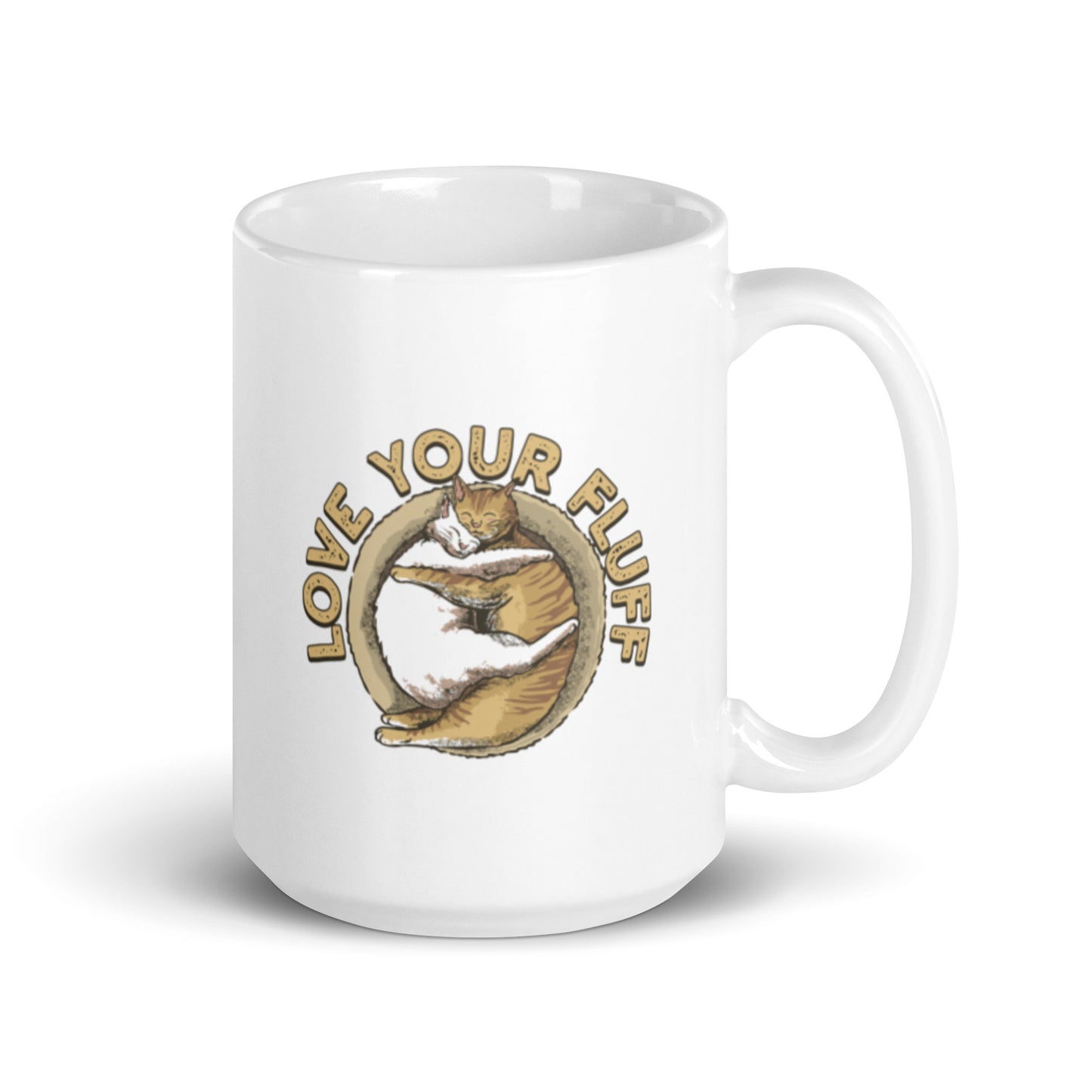 Love Your Fluff | Cat Coffee Mug | Meow More